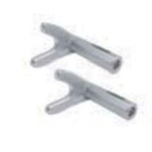 B������quille arri������re LIGHTECH avec 2 roues et fourches