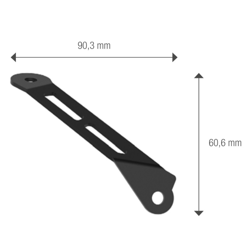 Support avant LIGHTECH pour bocal 16 ou 30cm³ Support avant LIGHTECH pour bocal 16 ou 30cm³ – Image 2