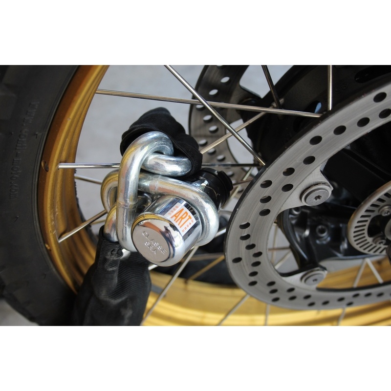 Kit antivol VECTOR - Padlock Ø21mm + Chaîne Ø14mm / 1,5m - SRA / ART / NF-FMCC Kit antivol VECTOR - Padlock Ø21mm + Chaîne Ø14mm / 1,5m - SRA / ART / NF-FMCC – Image 2