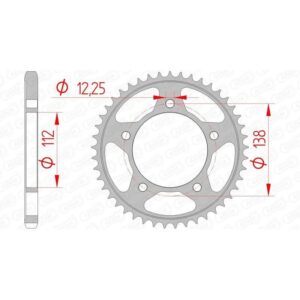 Couronne AFAM acier standard 10613 - 525