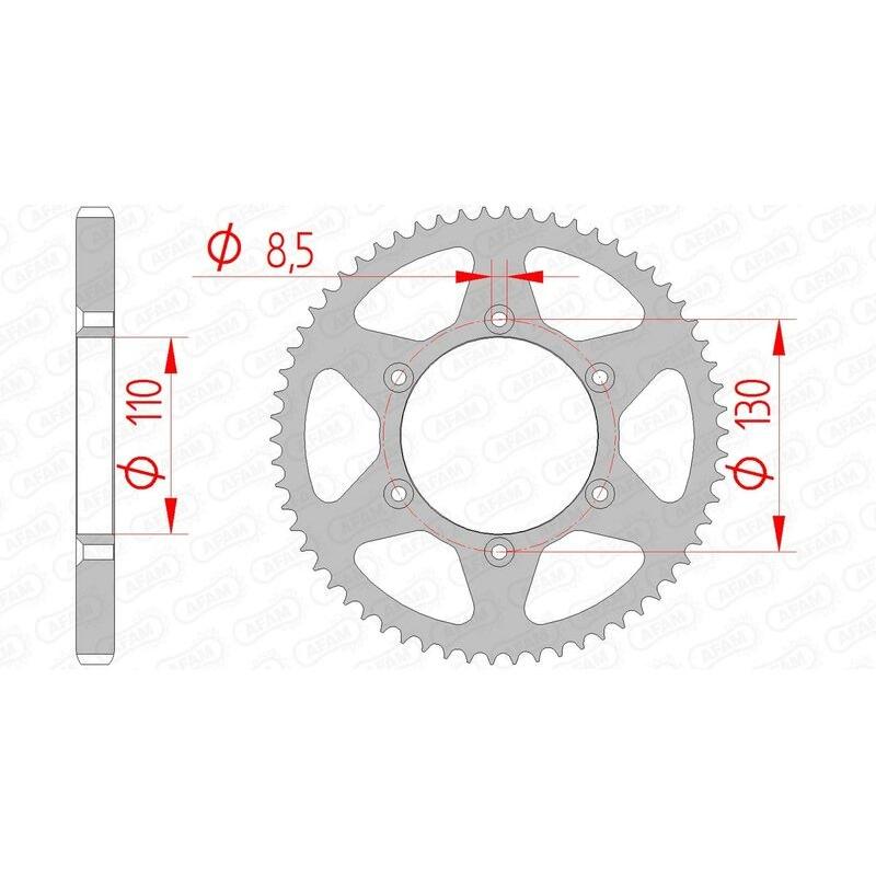Couronne AFAM acier standard 116100 - 420 Couronne AFAM acier standard 116100 - 420
