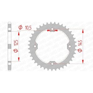 Couronne AFAM acier standard 12407 - 520