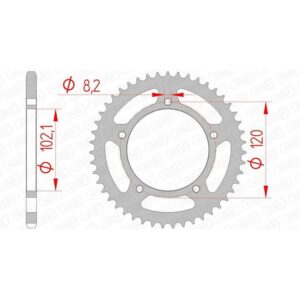 Couronne AFAM acier standard 35104 - 420