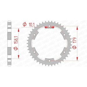 Couronne AFAM acier standard 35804 - 525