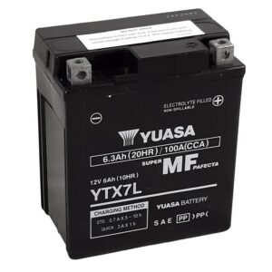 Batterie YUASA W/C sans entretien activ������e usine - YTX7L FA