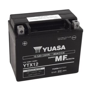 Batterie YUASA W/C sans entretien activ������e usine - YTX12 FA