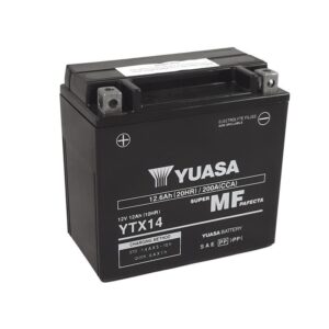 Batterie YUASA W/C sans entretien activ������e usine - YTX14 FA
