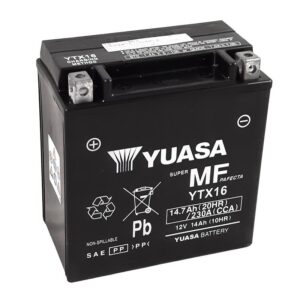 Batterie YUASA W/C sans entretien activ������e usine - YTX16 FA