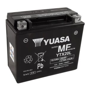 Batterie YUASA W/C sans entretien activ������e usine - YTX20L FA