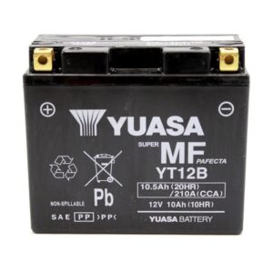 Batterie YUASA W/C sans entretien activ������e usine - YT12B FA