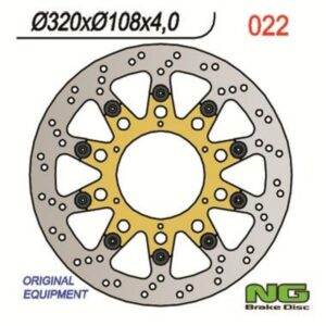 Disque de frein NG BRAKES rond flottant