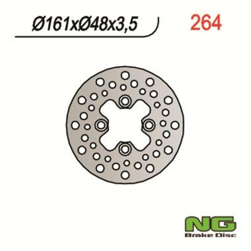 Disque de frein NG BRAKES rond fixe Disque de frein NG BRAKES rond fixe