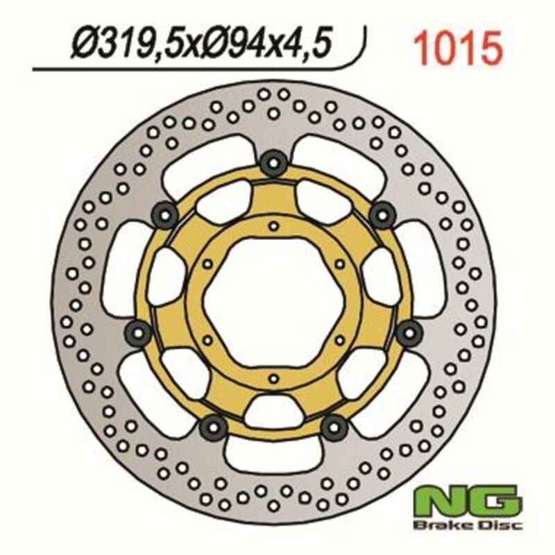 Disque de frein NG BRAKES rond flottant Disque de frein NG BRAKES rond flottant