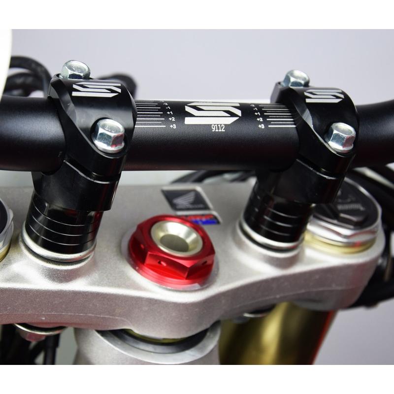 Pontets de guidon SCAR Ø28.6mm +30 à 45mm té de fourche d'origine Pontets de guidon SCAR Ø28.6mm +30 à 45mm té de fourche d'origine – Image 3