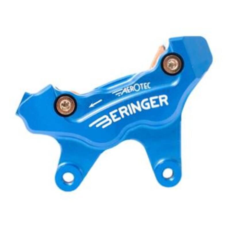 Etrier de frein axial gauche BERINGER Aerotec® MX 4 pistons bleu Etrier de frein axial gauche BERINGER Aerotec® MX 4 pistons bleu