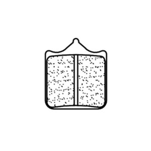 Plaquettes de frein CL BRAKES Racing métal fritté - 1207C60