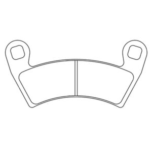 Plaquettes de frein CL BRAKES Quad métal fritté - 1229ATV1