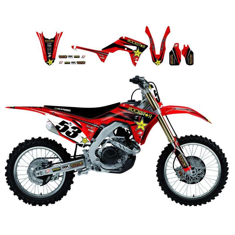 Kit déco BLACKBIRD Rockstar Energy Honda CR125/250R Kit déco BLACKBIRD Rockstar Energy Honda CR125/250R