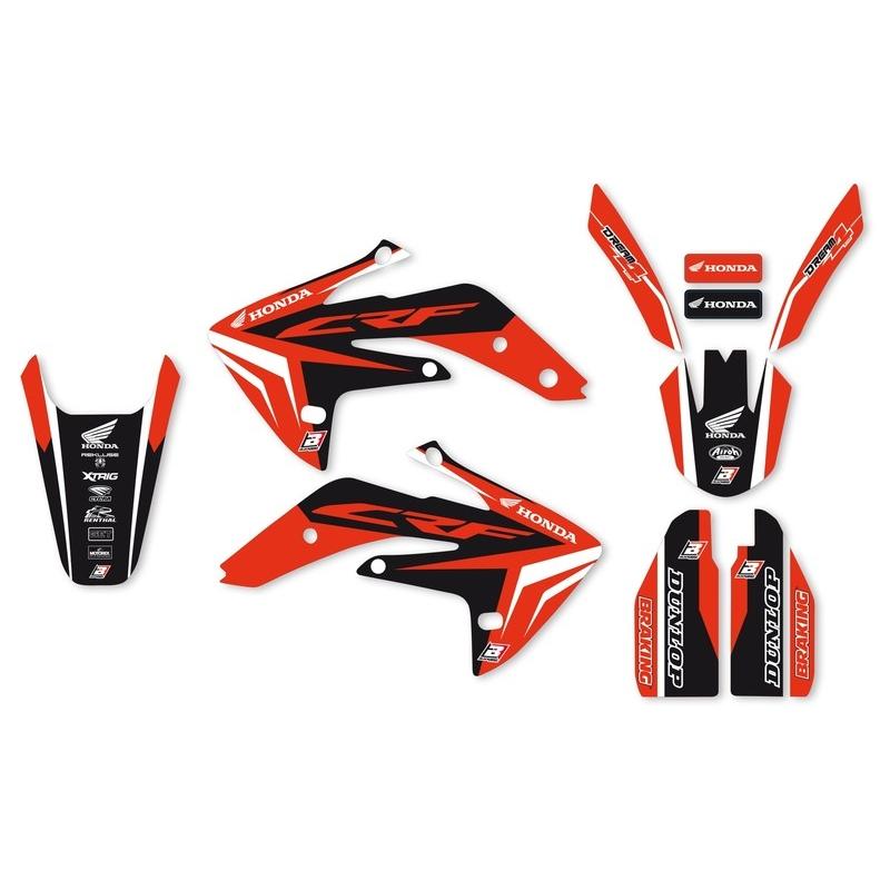 Kit déco BLACKBIRD Dream Graphic 4 Honda CRF150R Kit déco BLACKBIRD Dream Graphic 4 Honda CRF150R – Image 2
