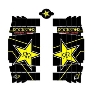 Kit déco de cache radiateur BLACKBIRD Rockstar Energy Husqvarna TC/FC