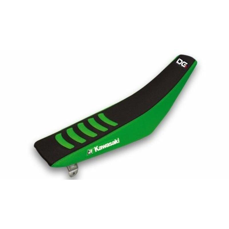 Housse de selle BLACKBIRD Double Grip 3 noir/vert Kawasaki KX250F KX450F Housse de selle BLACKBIRD Double Grip 3 noir/vert Kawasaki KX250F KX450F