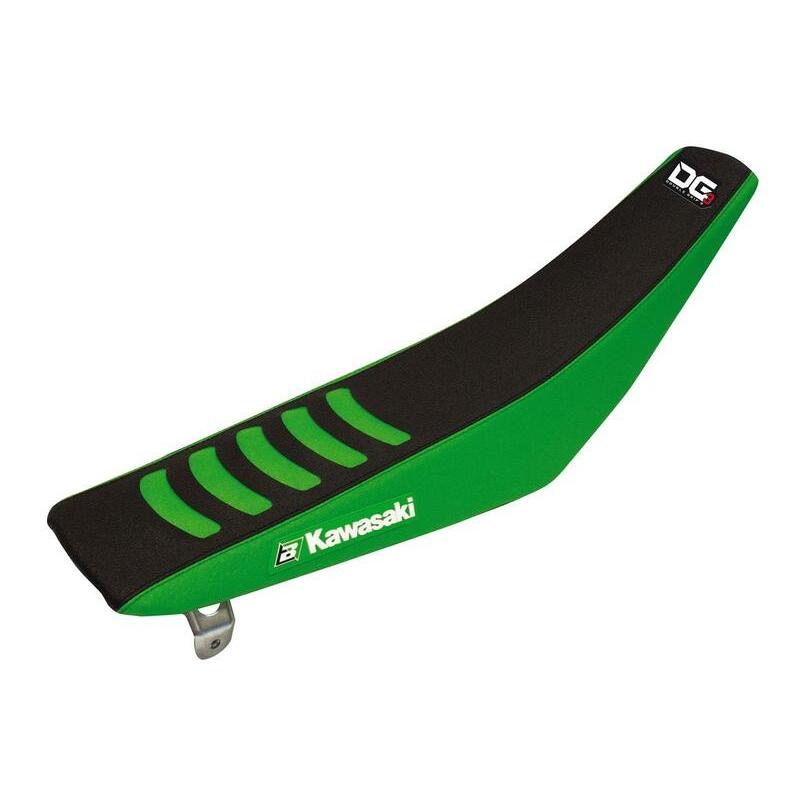 Housse de selle BLACKBIRD Double Grip 3 vert/noir Kawasaki KX250F/450F Housse de selle BLACKBIRD Double Grip 3 vert/noir Kawasaki KX250F/450F