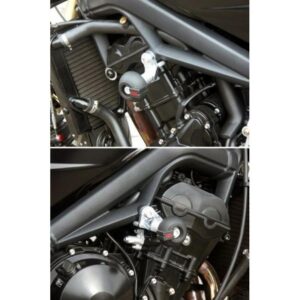 Kit fixation tampon de protection LSL pour TRIUMPH STREET TRIPLE 675 2007-08
