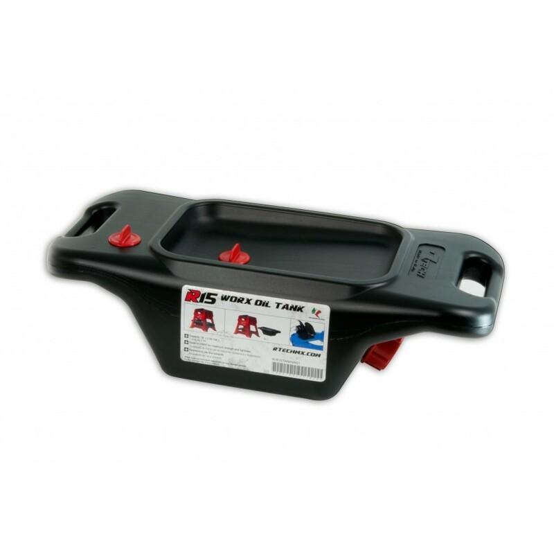 Bac de récupération RACETECH lève-moto TT R15 noir 5L Bac de récupération RACETECH lève-moto TT R15 noir 5L