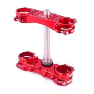 Té de fourche XTRIG ROCS Tech Offset 22mm rouge Honda CRF