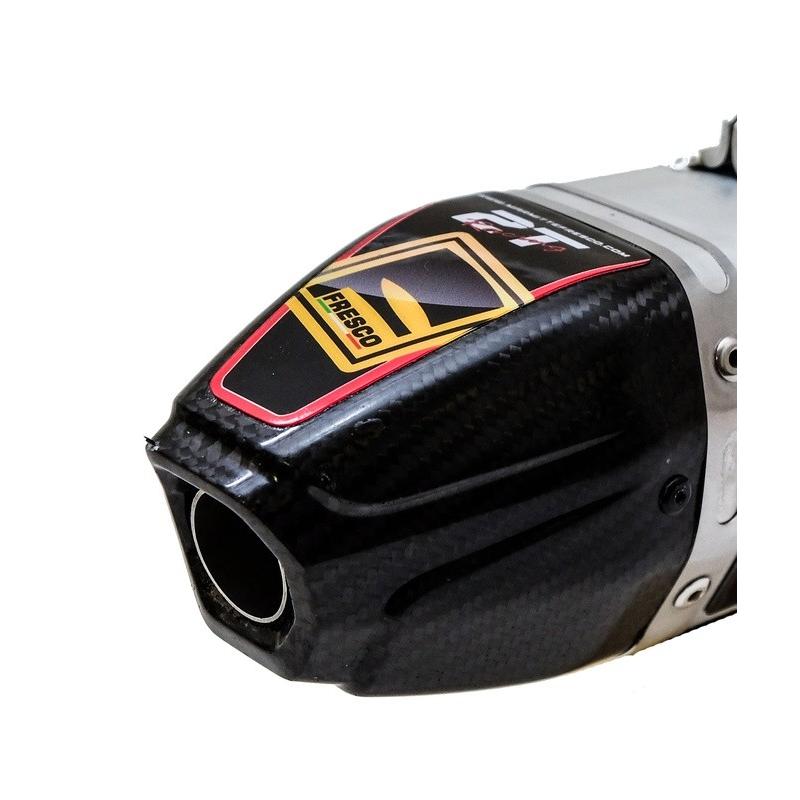 Casquette carbone FRESCO silencieux 2T Casquette carbone FRESCO silencieux 2T