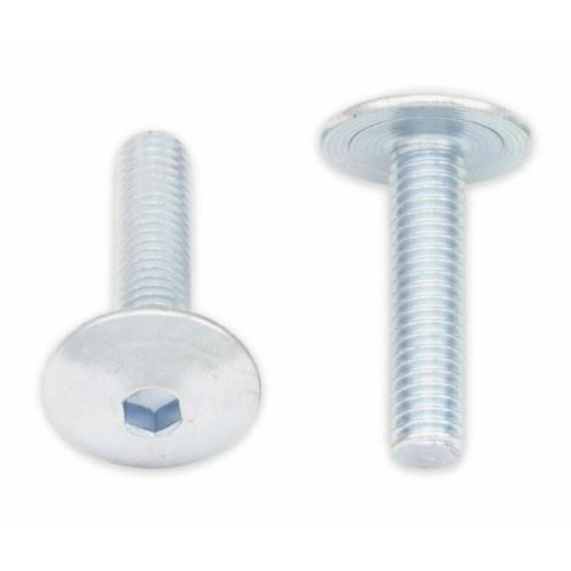 Vis tête bombée plate BOLT M6x1x25mm 10 pièces Vis tête bombée plate BOLT M6x1x25mm 10 pièces