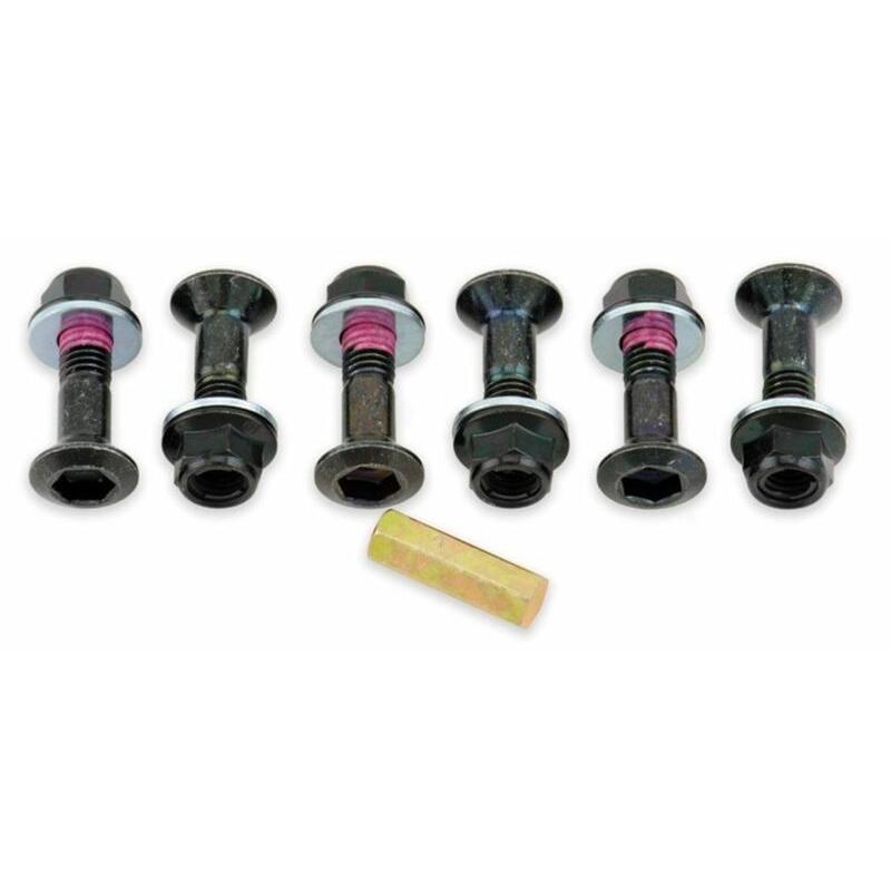 Kit vis et écrous de couronne Bolt noir par 6 Kit vis et écrous de couronne Bolt noir par 6