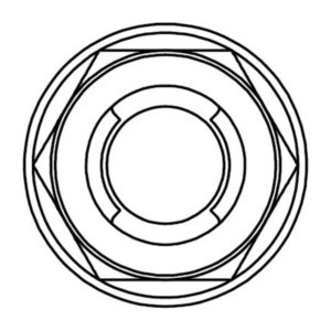 Ecrou Fuji à bride BOLT M10x1,25mm tête 14mm acier 10 pièces