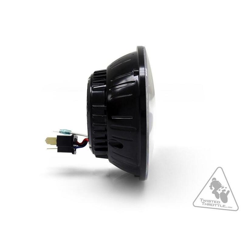 Phare DENALI M5 LED Ø145mm noir chrome Phare DENALI M5 LED Ø145mm noir chrome – Image 2