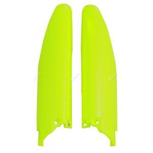Protections de fourche RACETECH - jaune fluo