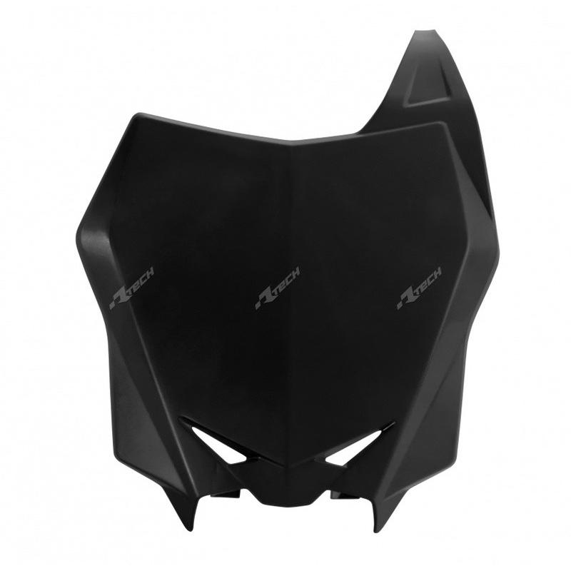 Plaque numéro frontale RACETECH Factory noir Suzuki RM-Z250/450 Plaque numéro frontale RACETECH Factory noir Suzuki RM-Z250/450