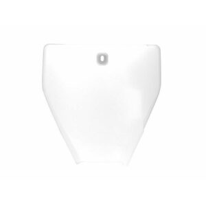 Plaque numéro frontale RACETECH blanc Husqvarna TC85
