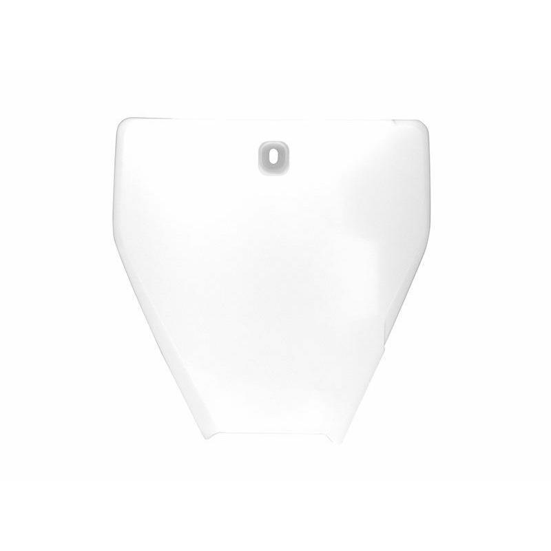 Plaque numéro frontale RACETECH blanc Husqvarna TC85 Plaque numéro frontale RACETECH blanc Husqvarna TC85