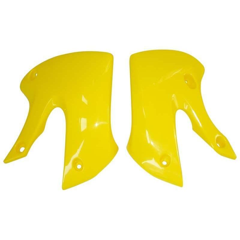 OUIES DE RADIATEUR JAUNE POUR RM65 ET DR-Z110 2003-07 OUIES DE RADIATEUR JAUNE POUR RM65 ET DR-Z110 2003-07