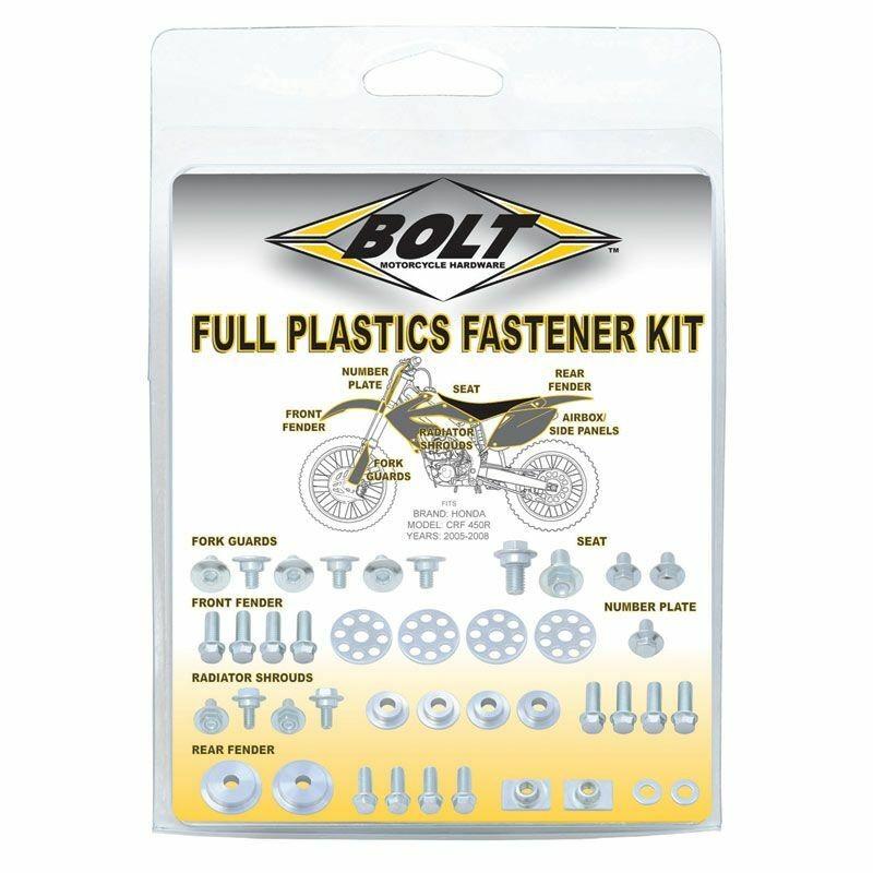 Kit vis plastiques BOLT inox Honda CRF 250/450R Kit vis plastiques BOLT inox Honda CRF 250/450R