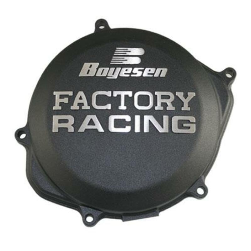 Couvercle de carter d'embrayage BOYESEN Factory Racing noir Honda CRF250R Couvercle de carter d'embrayage BOYESEN Factory Racing noir Honda CRF250R