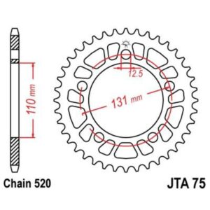 Couronne JT SPROCKETS aluminium Ultra-Light 75 - 520