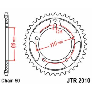 Couronne JT SPROCKETS acier standard 2010 - 530