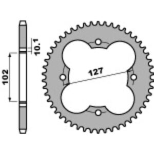 Couronne PBR acier C45 standard 4480 - 520