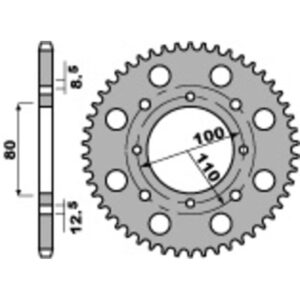 Couronne PBR acier C45 standard 819 - 520