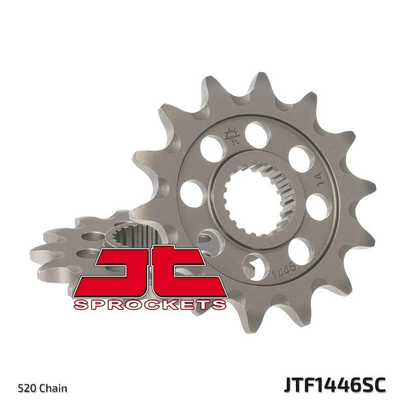 Pignon JT SPROCKETS acier anti-boue 1446 - 520 Pignon JT SPROCKETS acier anti-boue 1446 - 520