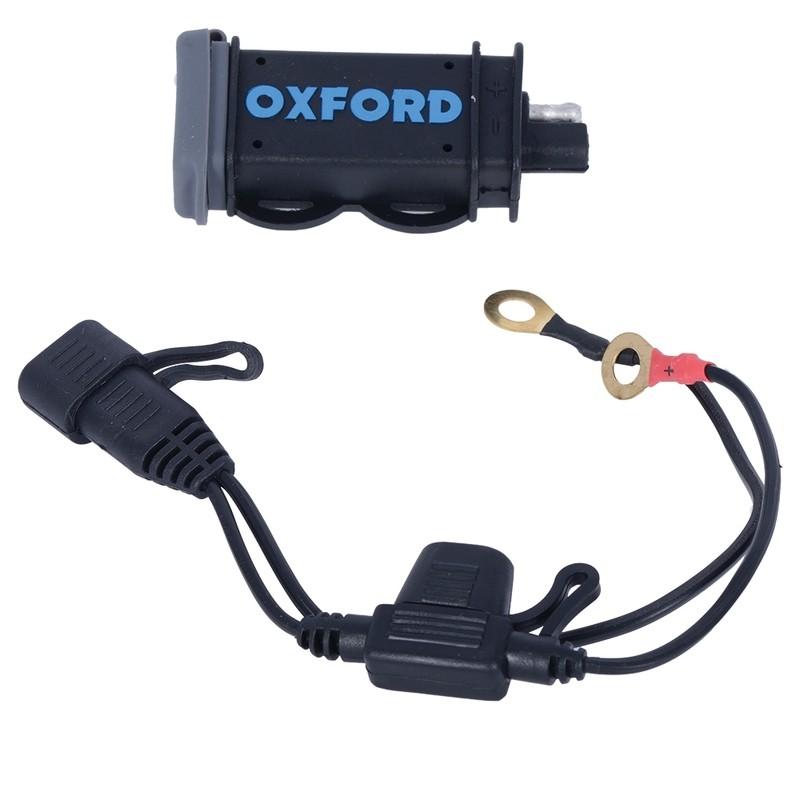 Kit chargeur OXFORD USB Fused Power 2,1A Kit chargeur OXFORD USB Fused Power 2,1A