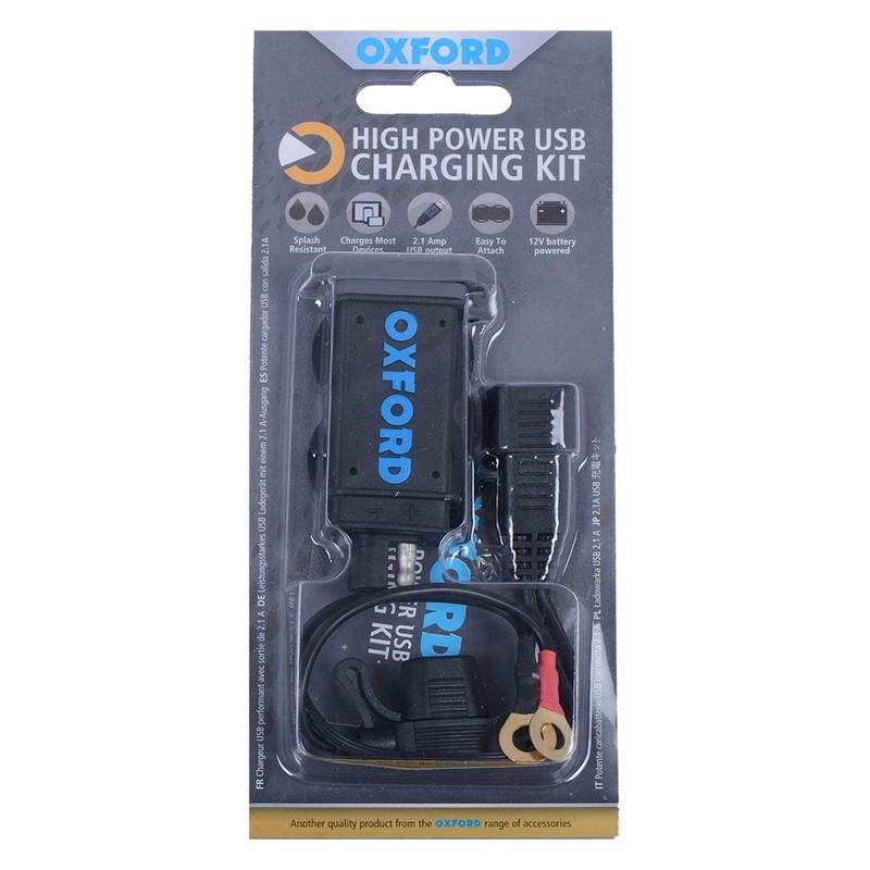 Kit chargeur OXFORD USB Fused Power 2,1A Kit chargeur OXFORD USB Fused Power 2,1A – Image 2