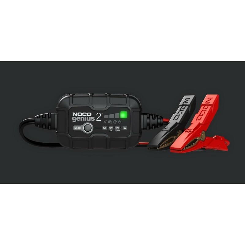 Chargeur de batterie intelligent montage avec pinces NOCO Genius2 6/12V 2A Chargeur de batterie intelligent montage avec pinces NOCO Genius2 6/12V 2A