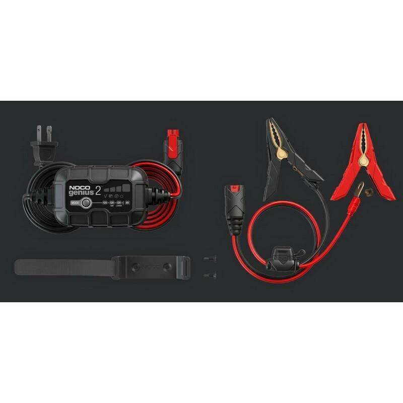 Chargeur de batterie intelligent montage avec pinces NOCO Genius2 6/12V 2A Chargeur de batterie intelligent montage avec pinces NOCO Genius2 6/12V 2A – Image 3